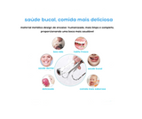 Raspador de língua de aço inoxidável, de alta qualidade, limpador de hálito fresco, escova de dentes revestida, ferramentas de cuidados de higiene oral